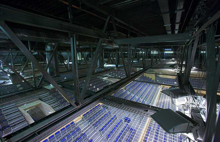 Tension Wire Grid Installation: BIC Bournemouth