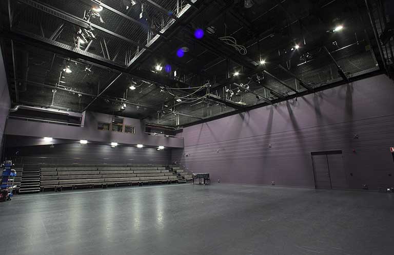 Tension Wire Grid Installation: Danshögskolan University College of Dance