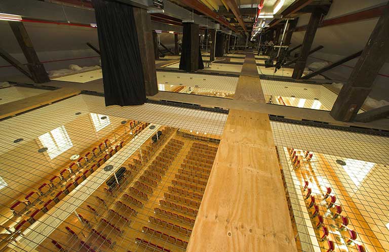 Tension Wire Grid Installation: Glasgow City Hall