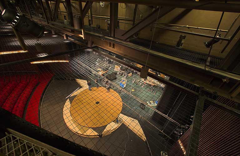 Tension Wire Grid Installation: Helsingborg Theatre
