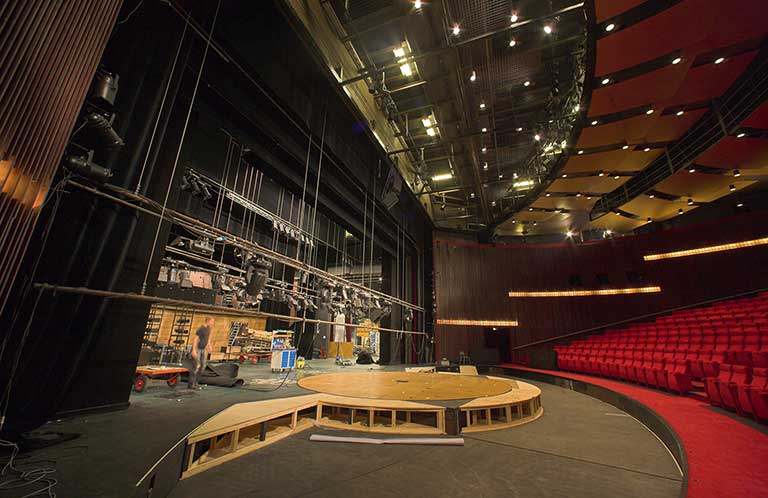 Tension Wire Grid Installation: Helsingborg Theatre