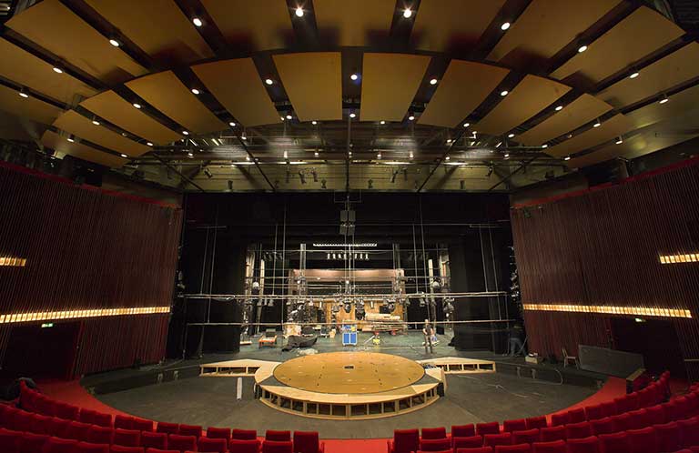 Tension Wire Grid Installation: Helsingborg Theatre