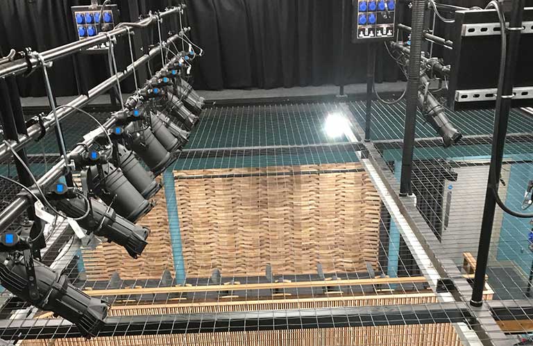 Tension Wire Grid Installation: Nottingham Girls School