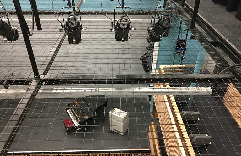 Tension Wire Grid Installation: Nottingham Girls School