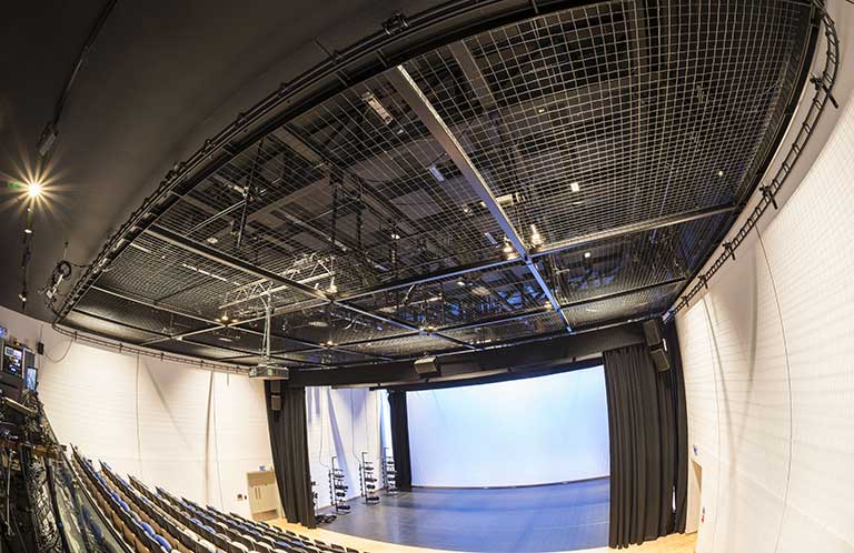 Tension Wire Grid Installation: Plymouth University Theatre