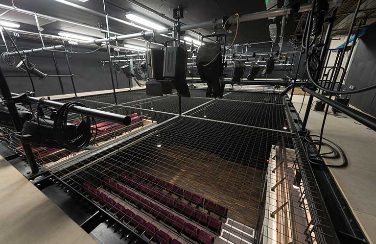 Tension Wire Grid Installation: Square Chapel Arts Centre
